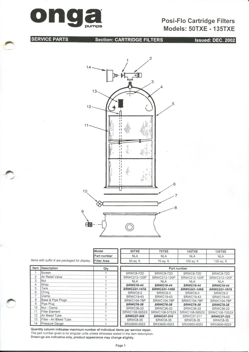 Pentair WC19-43 V-Klemme (unten) – Ersatz Für Sta-Rite Posi Flo Cartridge Filter (T-50TX, T-70TX, T-100TX Usw.)
